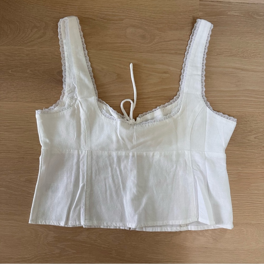 LSPACE - ROSA TOP - CREAM - SIZE MEDIUM - Picture 5 of 10